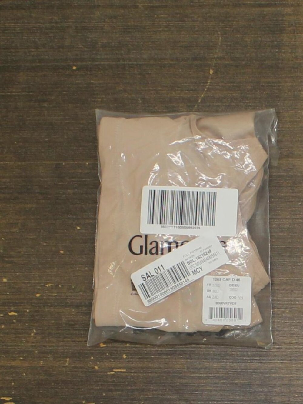 Glamorise Brown Magiclift Front Closure Posture Back Wirefree Bra 46D